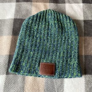 LOVE YOUR MELON❤️ Green/Blue Speckled Beanie